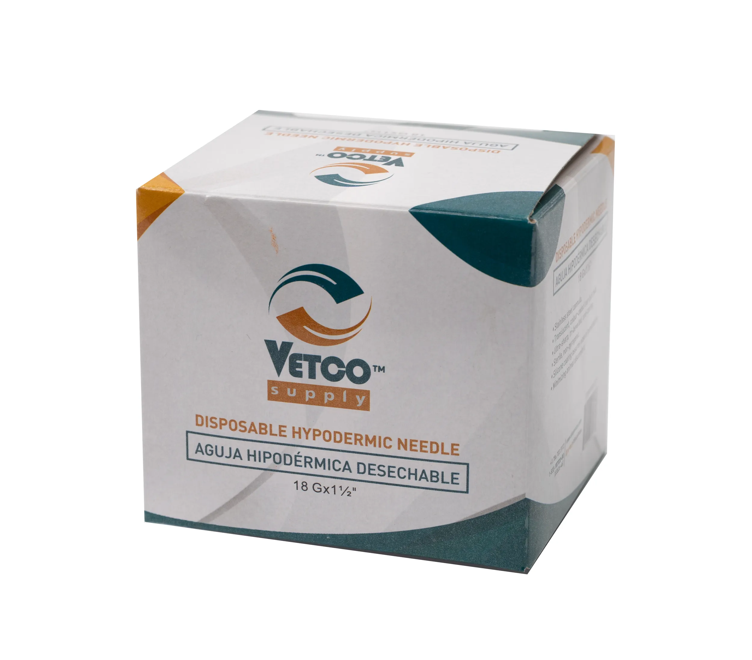 Aguja Hipodérmica Desechable 18